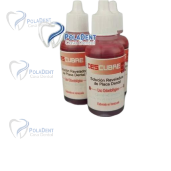 Solucion reveladora de placa dental.