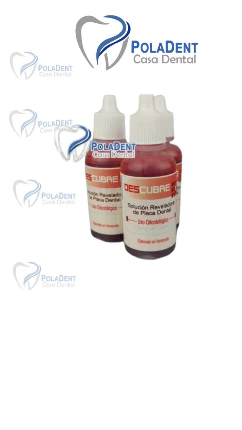 Solucion reveladora de placa dental.
